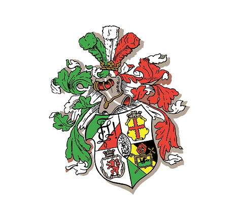 The coat of arms of Eumavia Lovaniensis